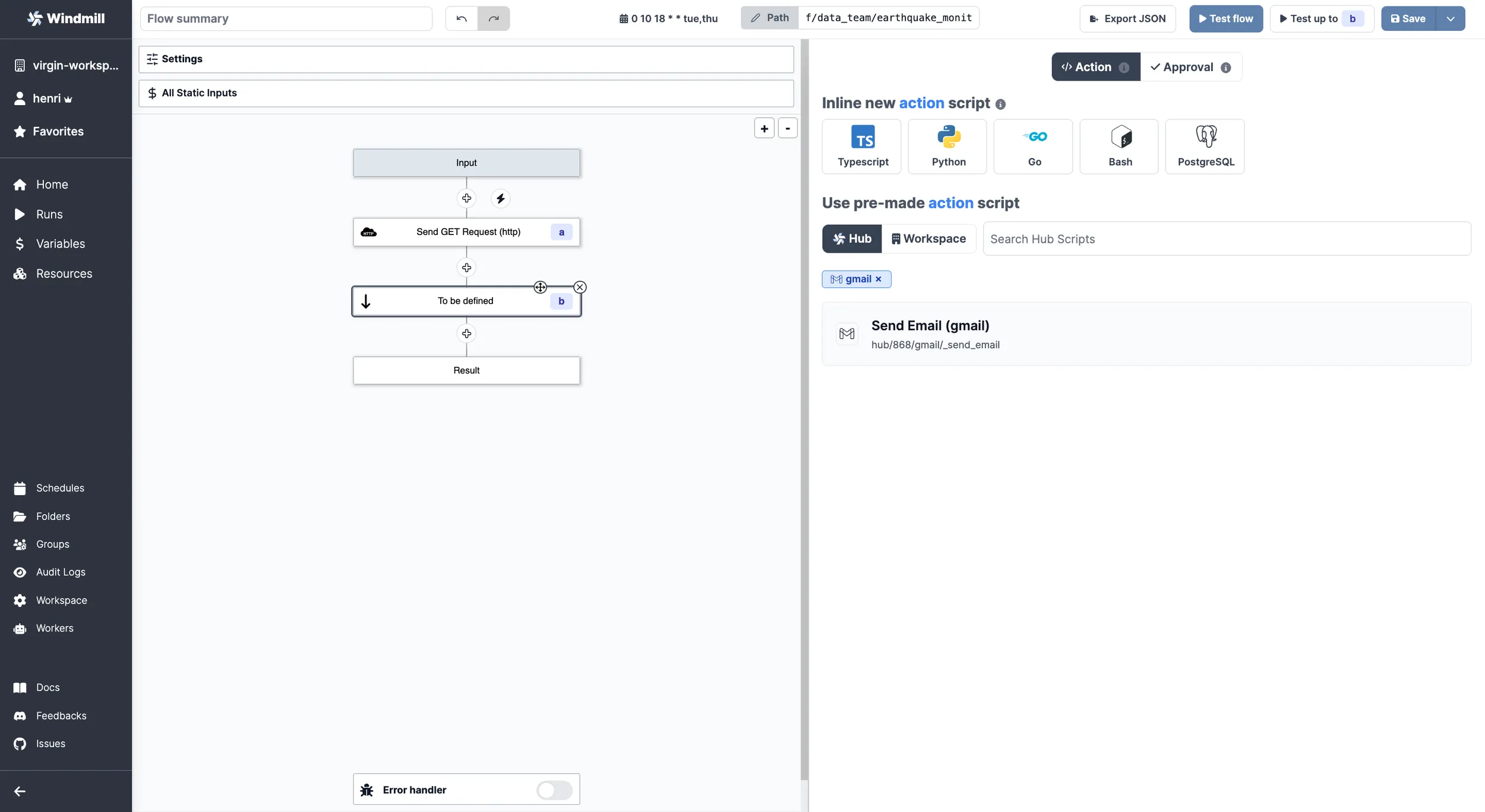 Add an email step Add an email step